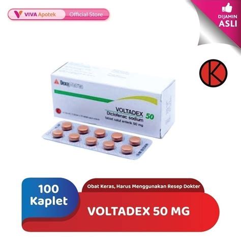 Jual Voltadex 50 Mg Box 100 Kaplet Shopee Indonesia