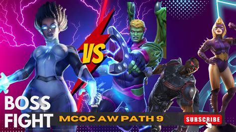 Mcoc Alliance War Path 9 With Photon Boss Gameplay Marvel Contest Of Champion Youtube