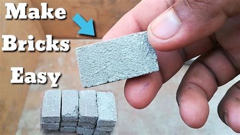 Bricklaying Model How To Make Mini Bricks Diy Mini Bricks Easy