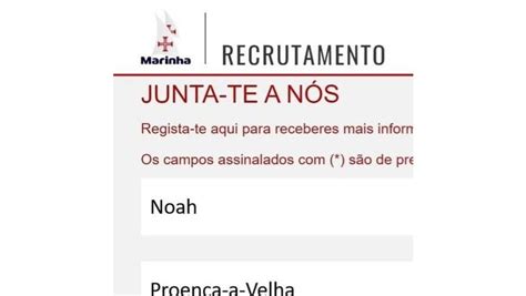 Marinha brinca e preenche inscrição de Noah para os Fuzileiros