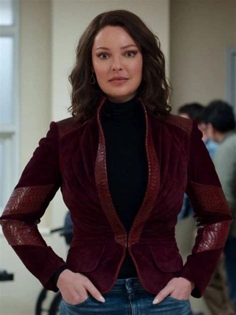 Tully Hart Firefly Lane Season 2 Maroon Blazer