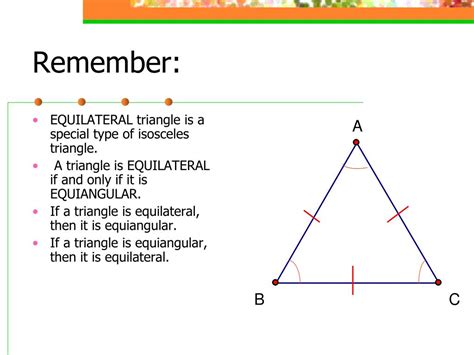 PPT Isosceles Equilateral And Right Triangles PowerPoint