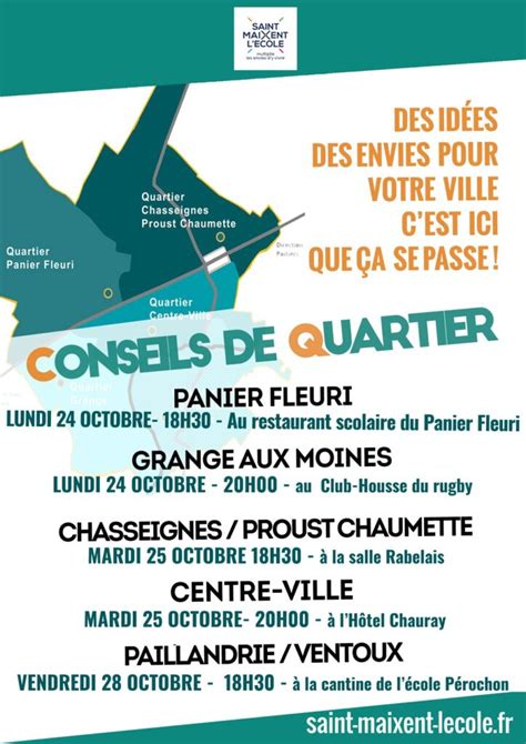 Conseils De Quartier Site Officiel De La Ville De Saint Maixent L Ecole