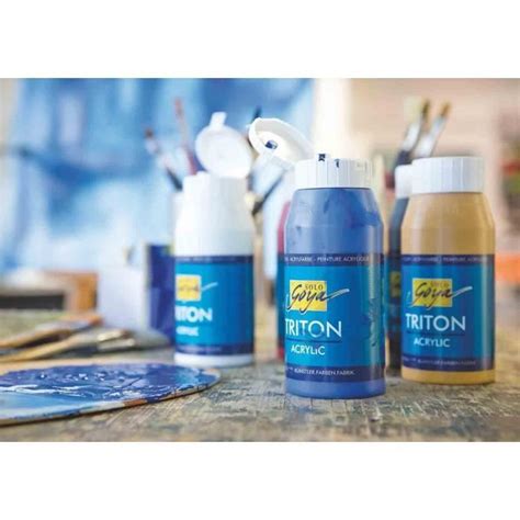 Solo Goya Triton Peinture Acrylique Ivoire Flacon De Ml S Chage