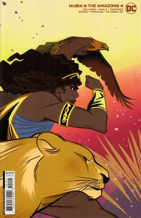 Nubia And The Amazons 4 Williams Variant Cover Near Mint 94 Dc