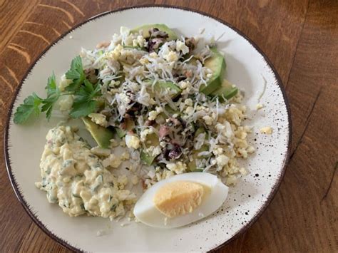 Salade D Avocat Miettes De Crabe Et Poulpe