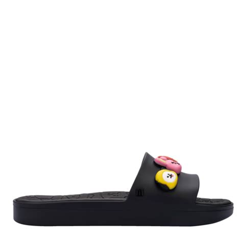 Chinelo Melissa Beach slide Next Gen BT21 bts Line Friends em Promoção