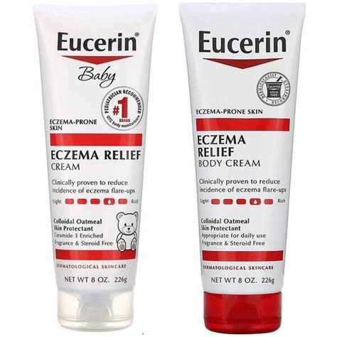 Ready Stock Eucerin Eczema Relief Body Cream Fragrance Free Baby