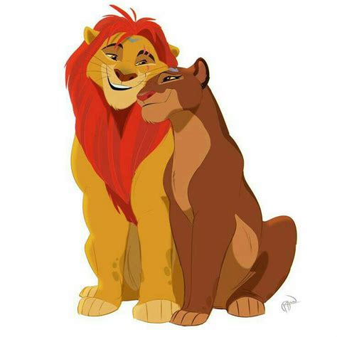 Kion x Rani adults by BadassHyena on DeviantArt