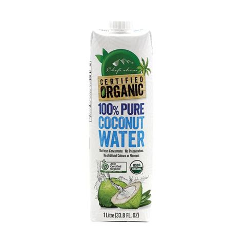 Certified Organic Coconut Water Premium Gourmet Food