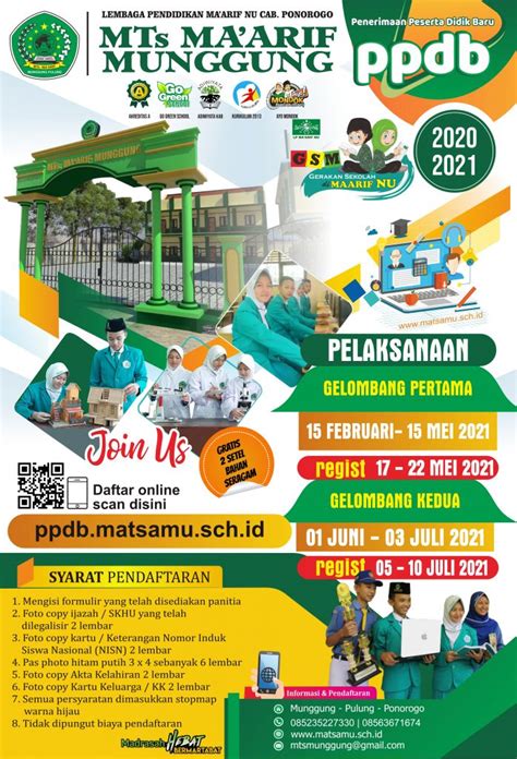 Desain Poster Dan Pamflet Ppdb 20212022