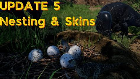 Update 5 Stress Testing Nesting Skins The Isle Evrima Youtube