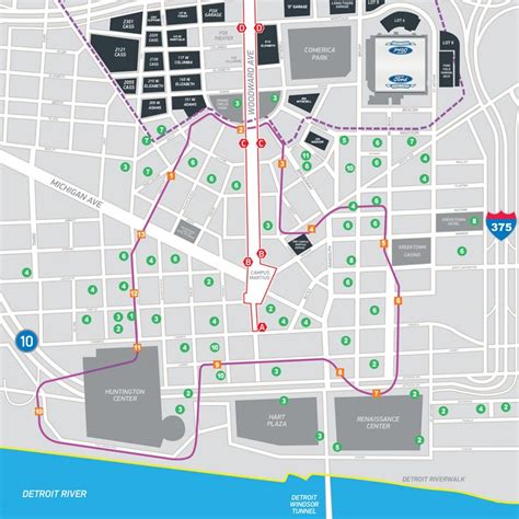 Parking Maps | Ford Field