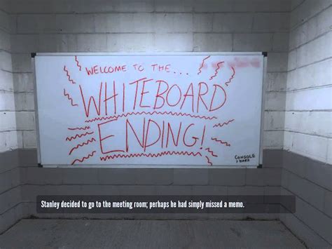 Whiteboard Ending The Stanley Parable Wiki Fandom