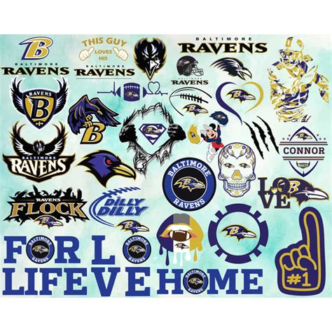 Baltimore Ravens bundle svg,png,dxf,Baltimore Ravens logo sv - Inspire ...