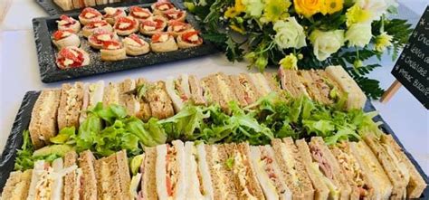 Funeral Buffet Table Lavender Catering