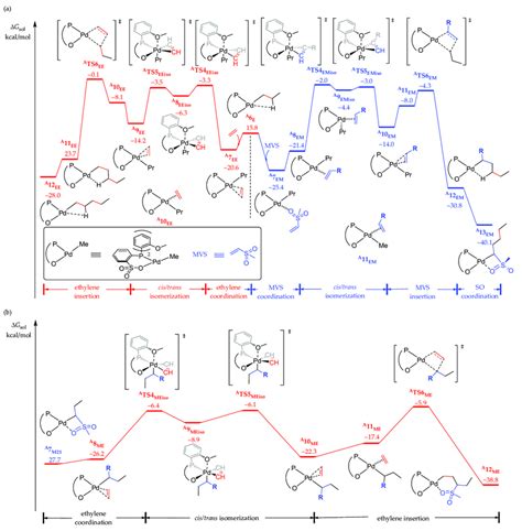 Calculated Gibbs Free Energy Profiles Of Chain Propagations Based A A