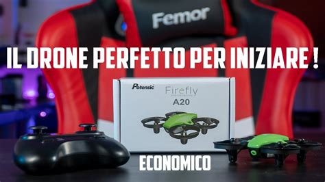 Recensione Potensic Firefly A20 Mini Drone Economico Perfetto Come