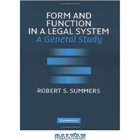 خرید و قیمت دانلود کتاب Form And Function Legal System ترب