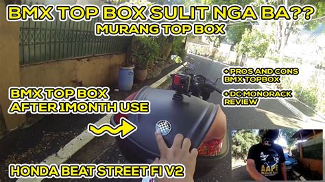 Bmx Topbox Review Murang Top Box Month Use Review Youtube