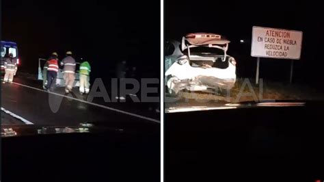 Accidente En Autov A Dos Autos Chocaron Entre San Agust N Y El