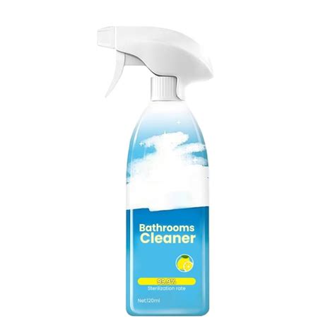 120ml Glass Cleaner Hard Water Spot Remover For Shower Door Mirror