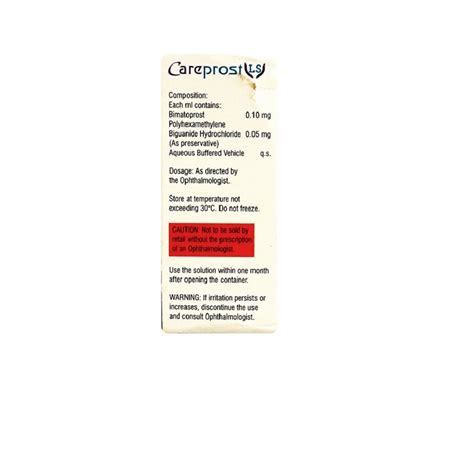 Sun Pharma Careprost Ls Eye Drops Packaging Type Bottle Box At Rs