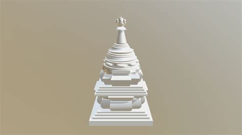 Stupa 09 3d Model By Migmartsering 4e6f323 Sketchfab