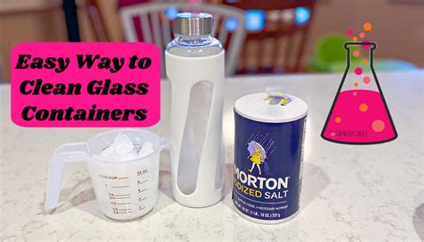 Easy Way To Clean Glass Bottles Or Containers