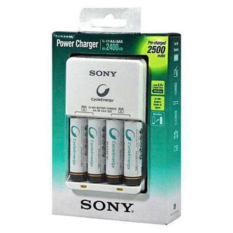 Carregador Sony C Pilhas Aa Mah Cycle Energy Original R