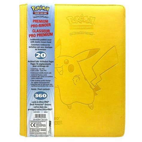 Ultrapro Pokémon Pikachu 9 Pocket Premium PRO Binder 29 99