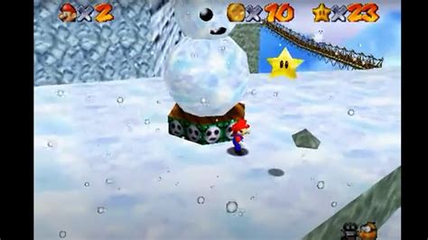 Super Mario 64 Cómo Conseguir La Estrella Snowmans Lost His Head De