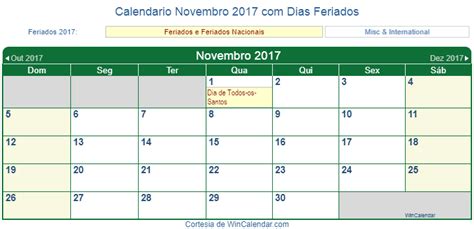 Calend Rio Novembro Para Imprimir Portugal