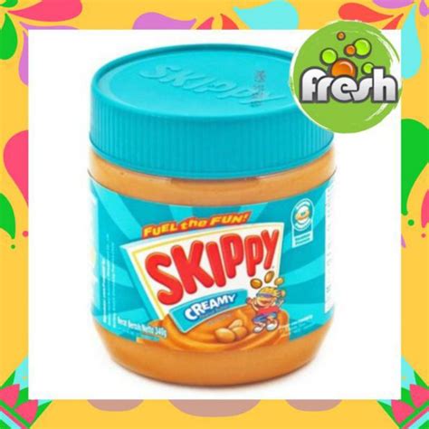 Jual Skippy Creamy Peanut Butter 340gr Skippy Selai Kacang 340gr