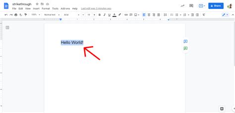 Google Docs Strikethrough How To Cross Out Text In Google Docs