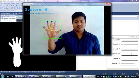 Hand Gesture Recognition System Opencv Youtube