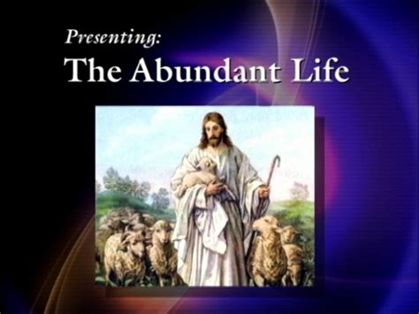 The Abundant Life - A Bible Study - Lutherans For Life