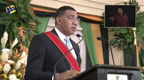 2020 Swearing In Of Most Hon Andrew Holness As Prime Minister Of Jamaica Youtube