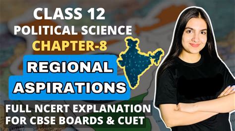 Class 12 Political Science Chapter 8 Regional Aspirations Full NCERT