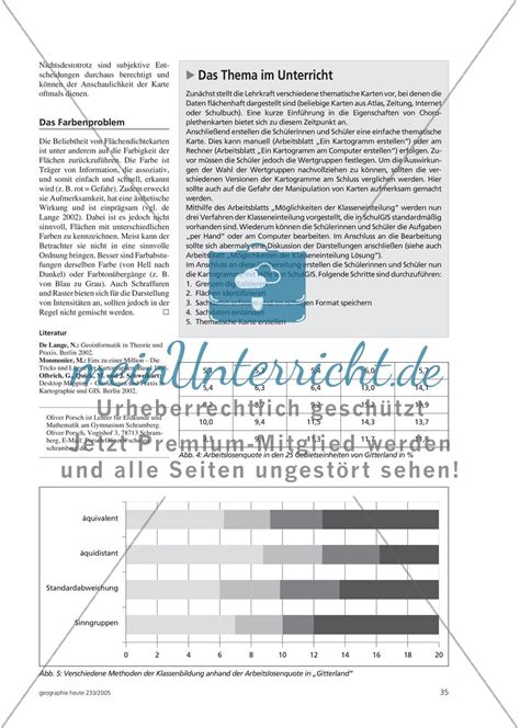 Thematische Karten Mit GIS Gestalten MeinUnterricht