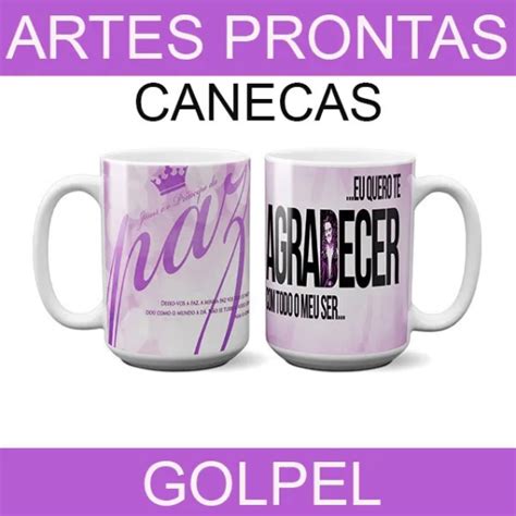 Sublimar Artes Prontas Estampas Evangélicas Gospel Canecas