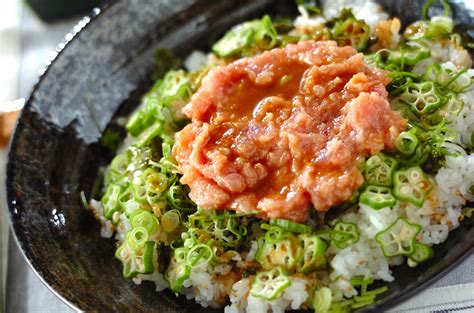 マグロのたたき丼レシピ・作り方 E・レシピ