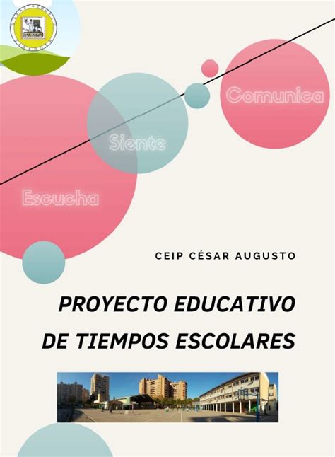 Proyecto Educativo De Organizaci N De Tiempos Escolares Ceip Cesar