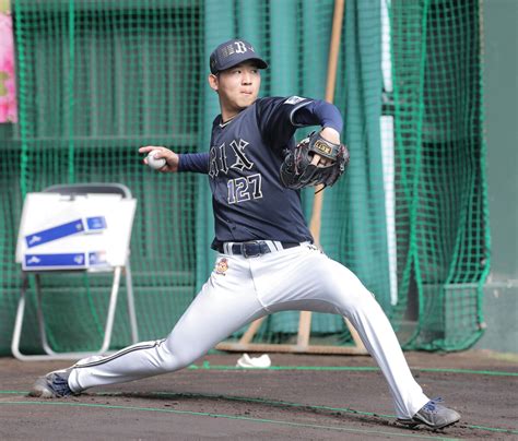 【オリックス】椋木蓮が上々の初ブルペン「普通の選手として」右肘トミー・ジョン手術から復活へ スポーツ報知