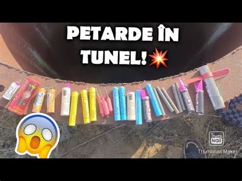 Teste Cu Petarde I Artificii N Tunel Youtube