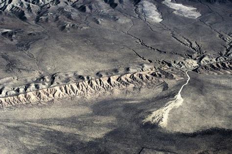 Aerial view of San Andreas Fault | Natural Disasters: Hurricanes ...