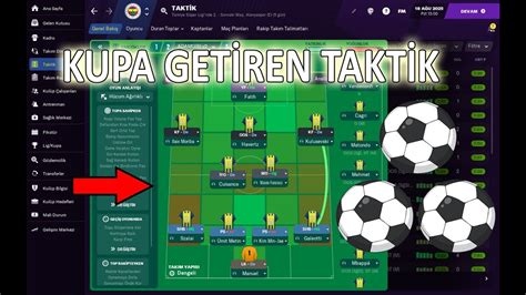 FM 21 22 BOL GOLLÜ KUPA GETİREN TAKTİK OYUNUN EN İYİ TAKTİĞİ