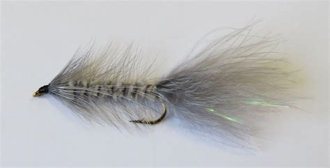 Grey Woolly Bugger Feathergirl