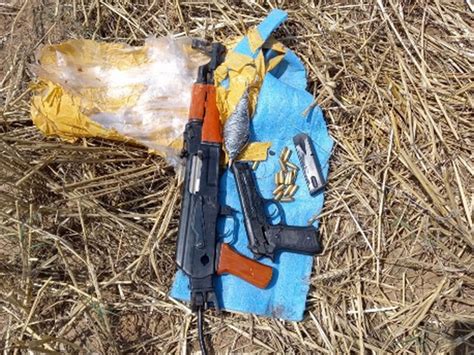 J K Bsf Recovers Ak Ammunition Dropped By Drone On International