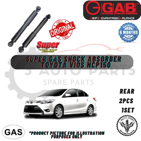 Toyota Vios Ncp Y Y Rear Pcs Original Gab Super